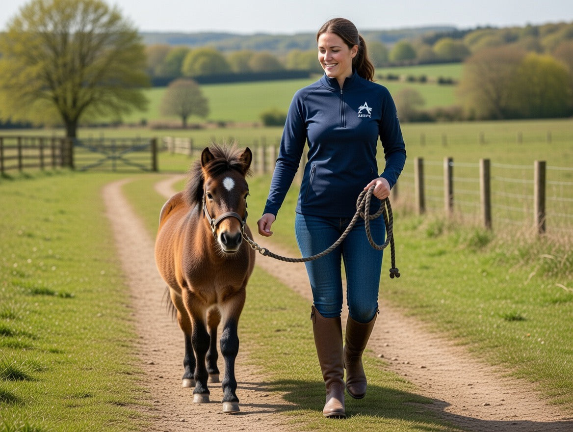 1/4 zip Mid layer with pockets - Adults ABPC  (F&H)