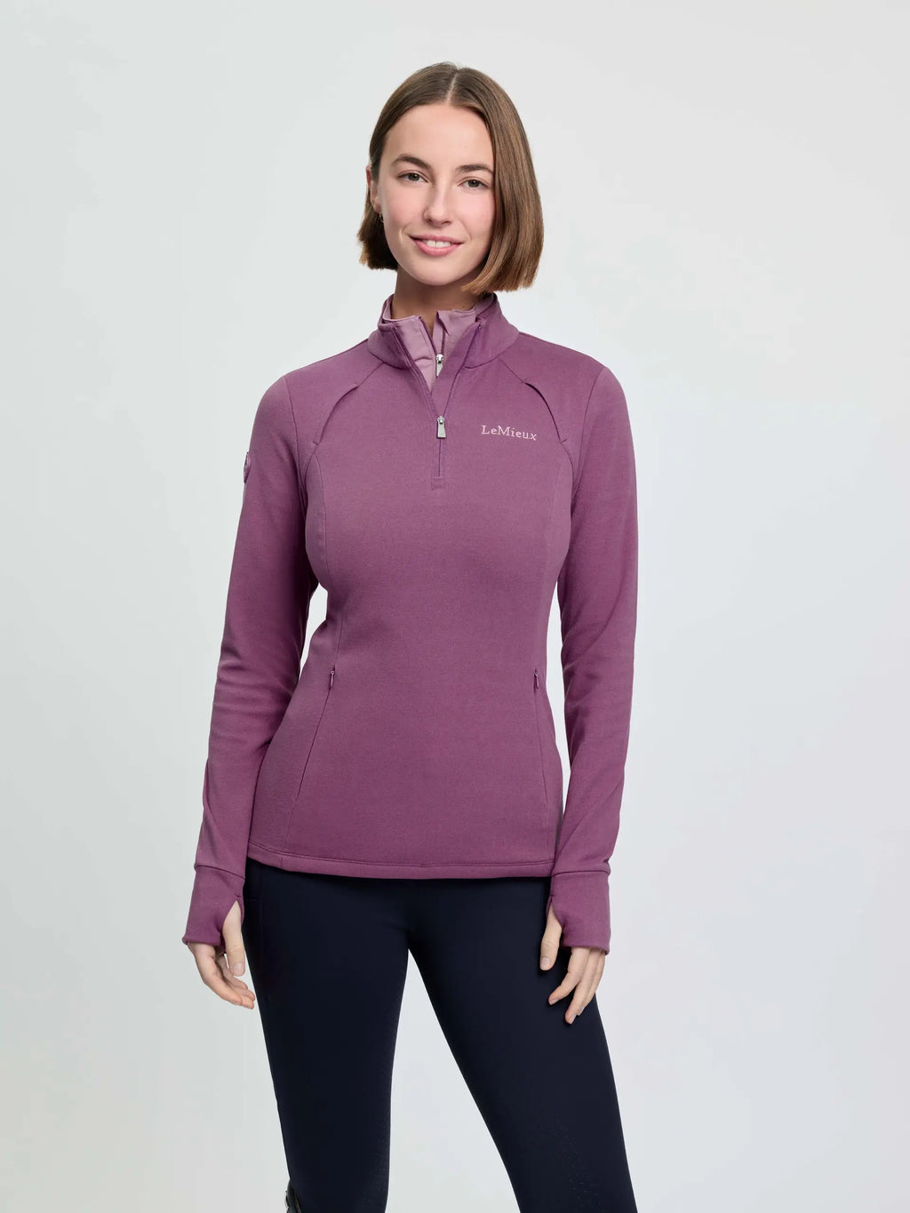LeMieux Frances Ladies 1/4 Zip Fleece Mallow - £39.95