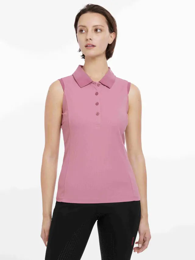 LeMieux Marissa Sleeveless Polo Peony - £34.95