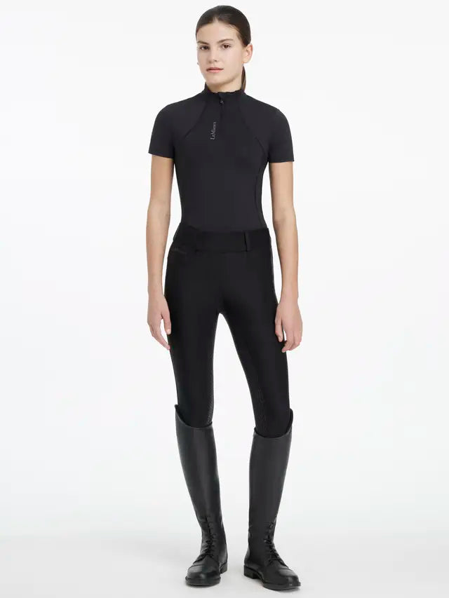 LeMieux Young Rider Classique Short Sleeve Base Layer Black- £34.95