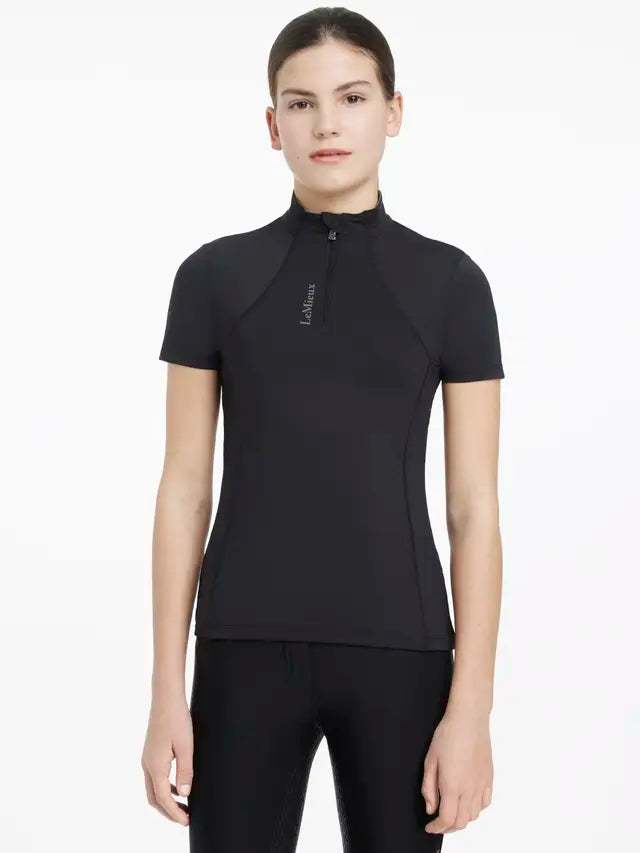 LeMieux Young Rider Classique Short Sleeve Base Layer Black- £34.95
