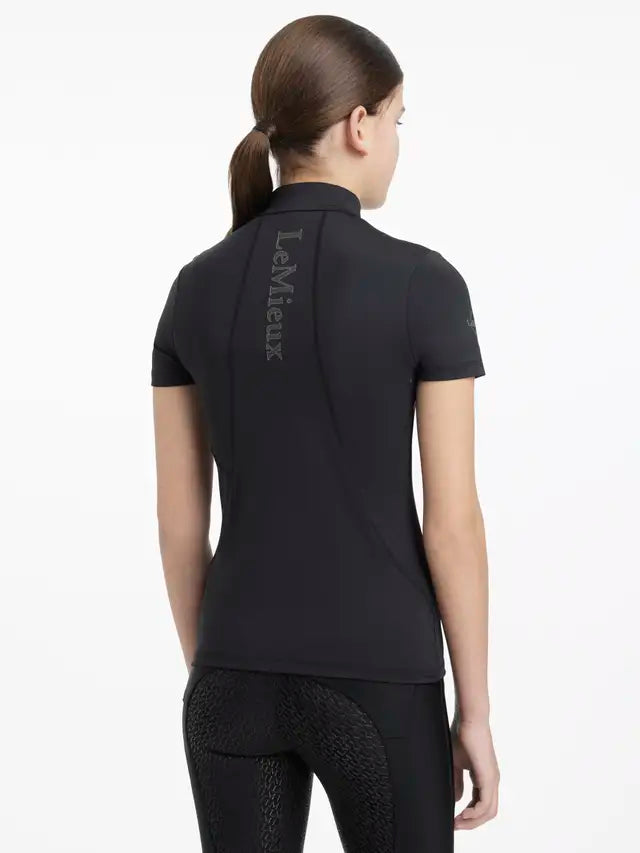 LeMieux Young Rider Classique Short Sleeve Base Layer Black- £34.95