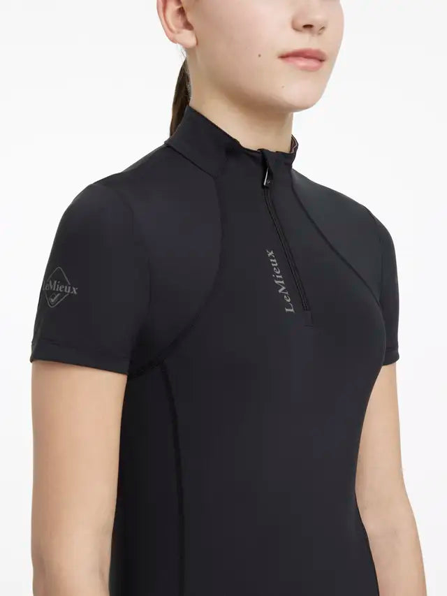 LeMieux Young Rider Classique Short Sleeve Base Layer Black- £34.95