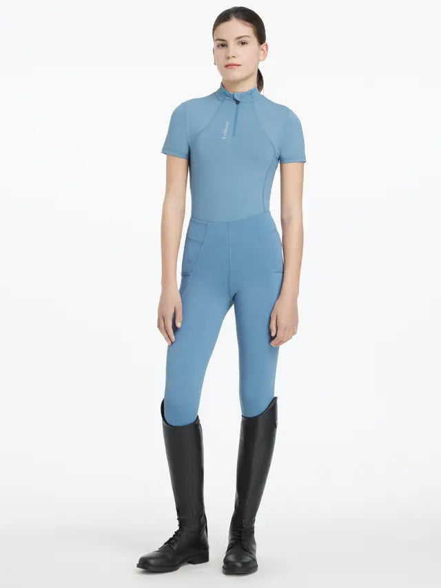 LeMieux Young Rider Classique Short Sleeve Base Layer Ice Blue - £34.95