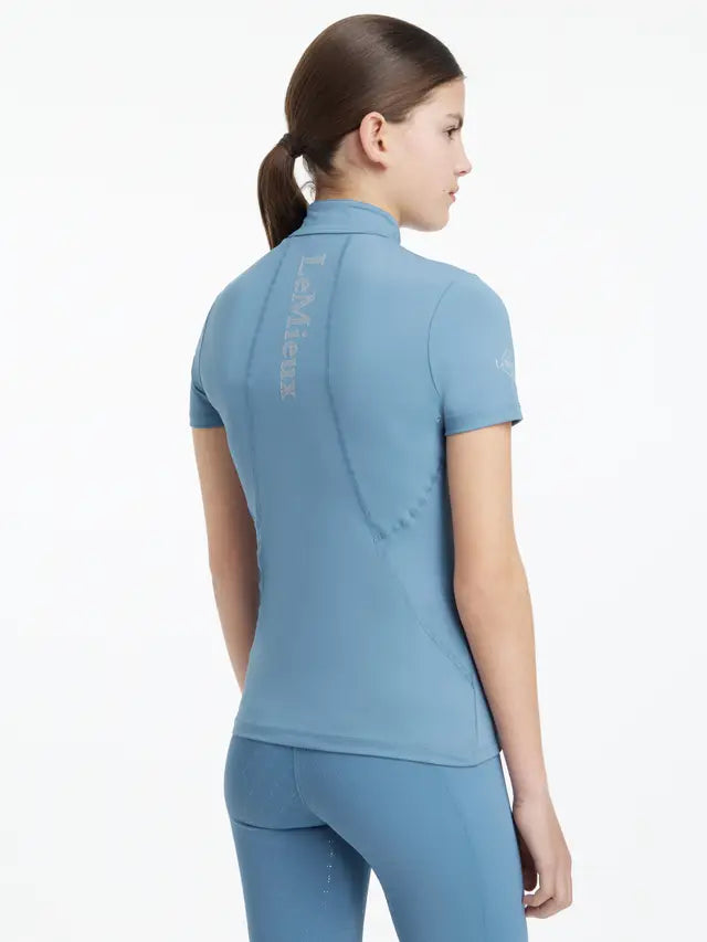 LeMieux Young Rider Classique Short Sleeve Base Layer Ice Blue - £34.95