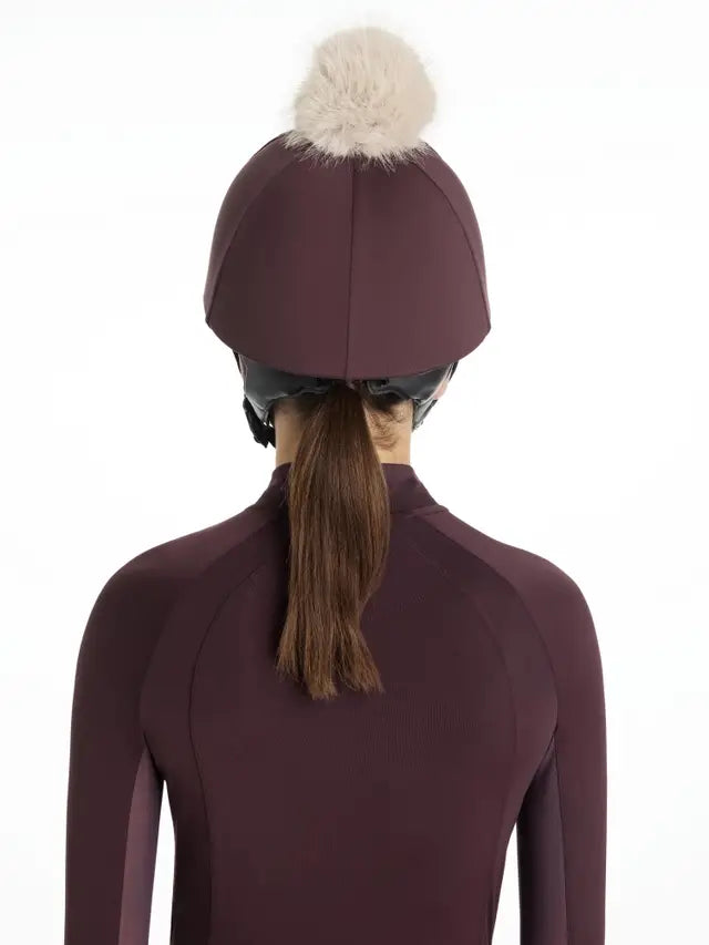 LeMieux Classique Pom Hat Silk Damson £15.00