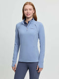 LeMieux Frances Ladies 1/4 Zip Fleece Powder Blue - £39.95