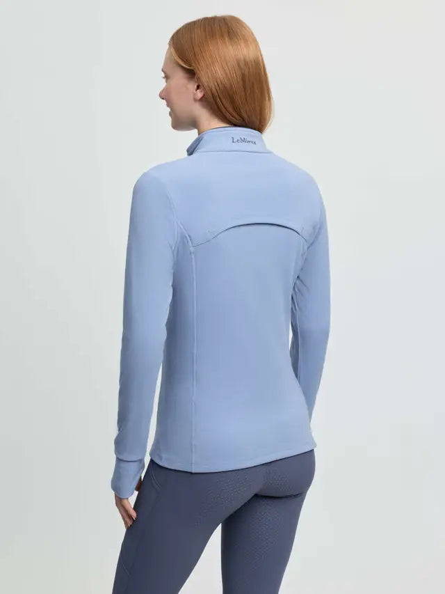 LeMieux Frances Ladies 1/4 Zip Fleece Powder Blue - £39.95