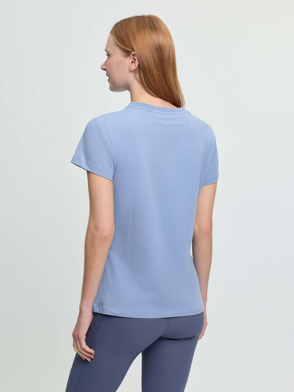 LeMieux Classique Powder Blue Ladies  T-Shirt - £29.95