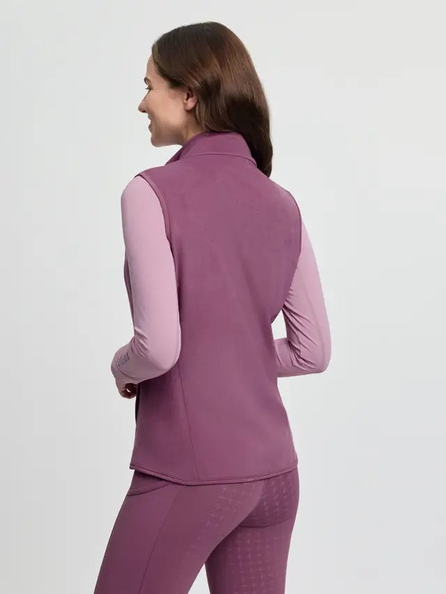 LeMieux Roberta Fleece Gilet Mallow - £39.95