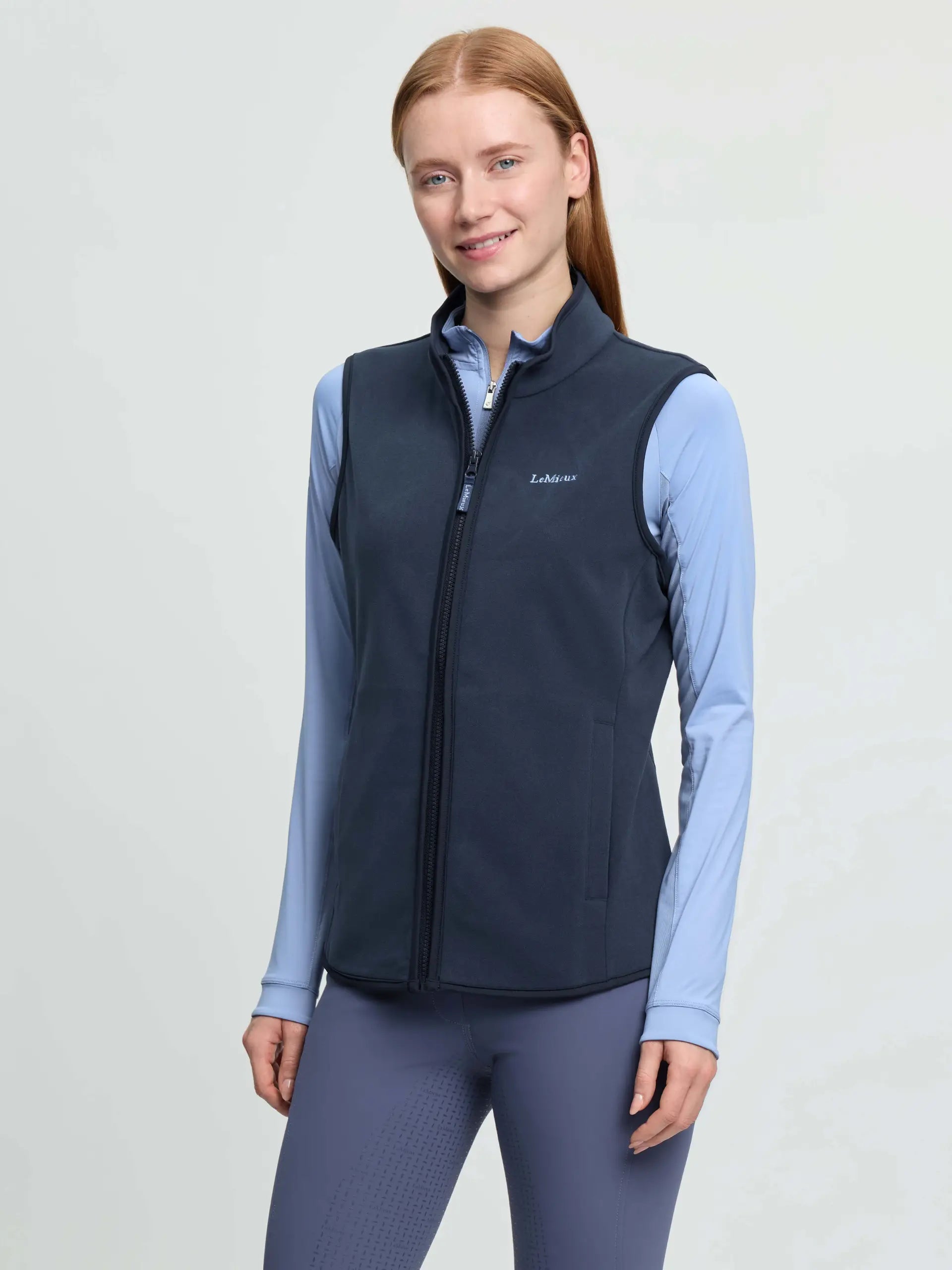 LeMieux Roberta Fleece Gilet Navy - £39.95