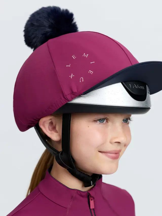LeMieux Classique Pom Hat Silk Blackberry £24.95